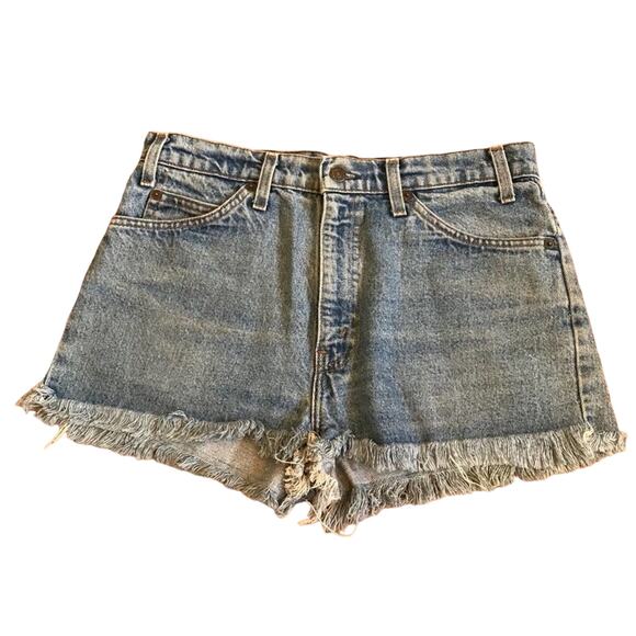 Levi’s W34/L30 denim jean shorts vintage OJ tab - Picture 1 of 11